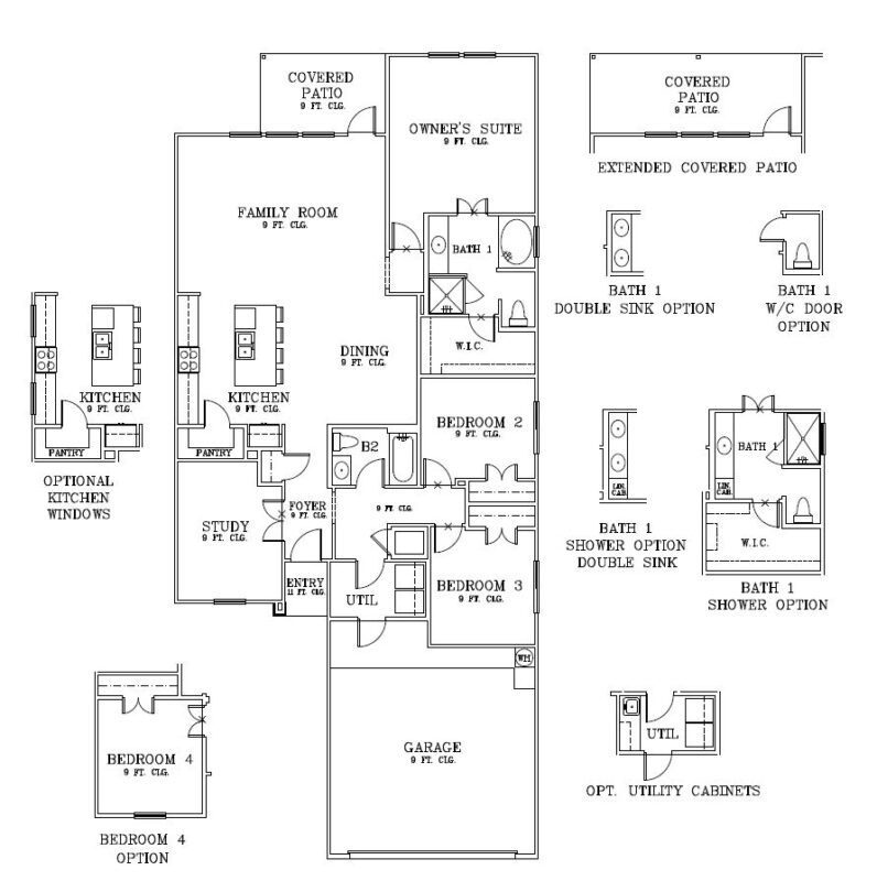 Floor Plans | Bayfront | Corpus Christi Home Builder