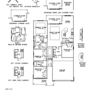 Blair 2- Tuloso Reserve Floor Plan | Layout | Corpus Christi New Homes for Sale