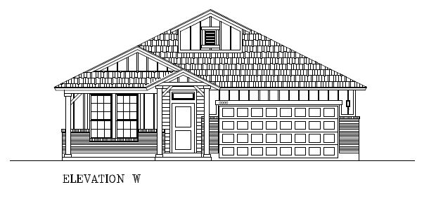 Blair 2- Tuloso Reserve Floor Plan | Front Elevation | Corpus Christi New Homes for Sale