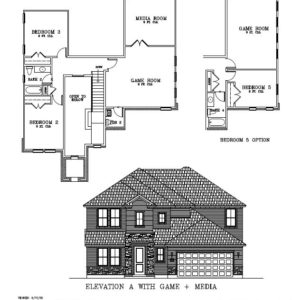 Floor Plans | Palmila | Game Room and Media Room