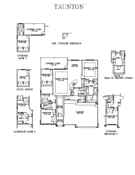 Floor Plans | Taunton - Tuloso Reserve | Hogan Homes Texas